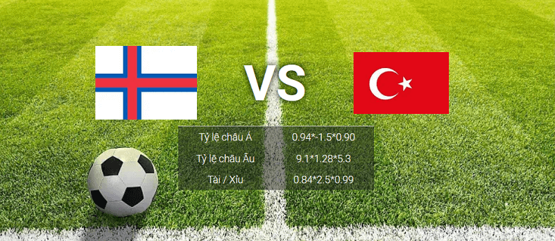 soi kèo Quần đảo Faroe vs Thổ Nhĩ Kỳ