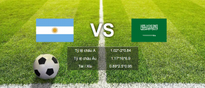 soi kèo Argentina vs Ả Rập Xê Út